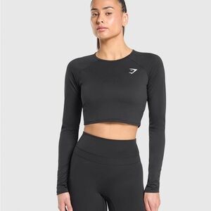 Gymshark Training Long Sleeve Crop Top - M